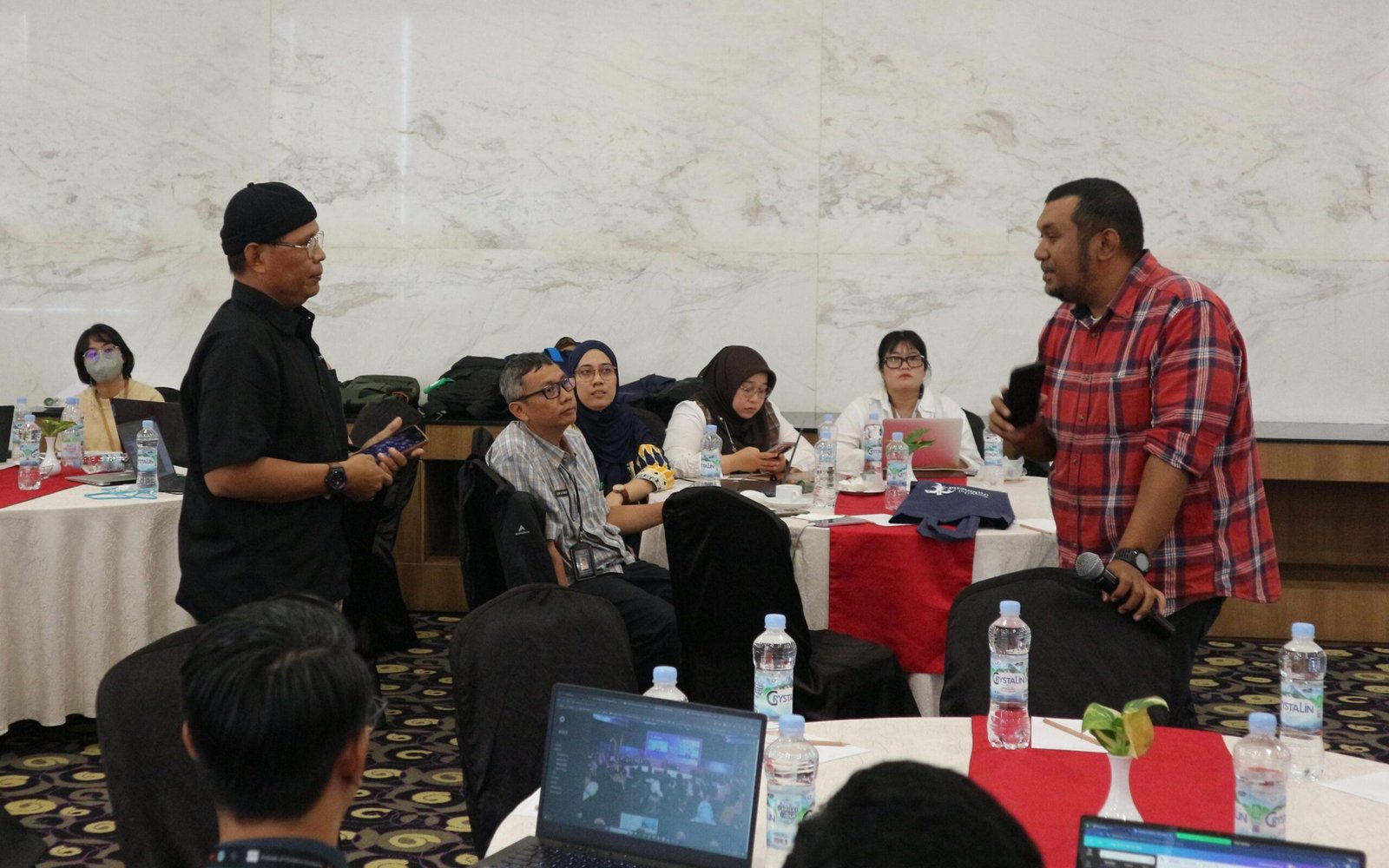 Jurnalis Indonesia Peduli (JIP) menggelar pelatihan Bimbingan Teknis Pengelolaan Pelaporan dan Jurnalistik kepada puluhan pegawai di lingkungan Deputi Bidang Sumber Daya dan Kelembagaan, Kementerian Pariwisata dan Ekonomi Kreatif (Kemenparekraf) Republik Indonesia, di Grand Mercure Harmoni, Jalan Hayam Wuruk, Gambir, Jakarta Pusat pada Kamis (4/7/2024). (JIP)